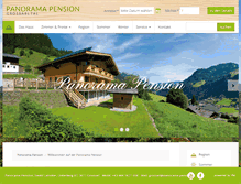 Tablet Screenshot of panorama-pension.at